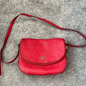 Red Tory Burch crossbody bag